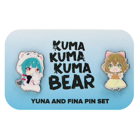Kuma Kuma Kuma Bear Yuna and Fina Pin Set